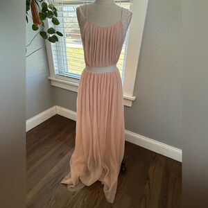 Vintage 50's Roger's Run Proof Pleated Nightgown Size 36 Lace Details